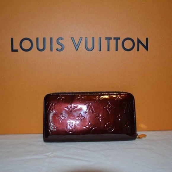 LOUIS vuitton amarante monogram vernis wallet - Picture 6 of 7